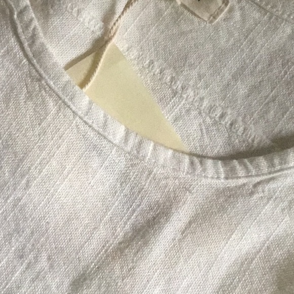 Linen Batwing Loose Top - Picture 6 of 6